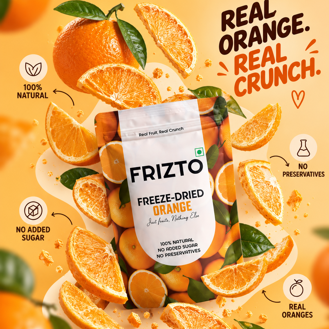 Freeze-Dried Orange